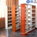 Doube Column Support Library School Bookcase Book Shelving
